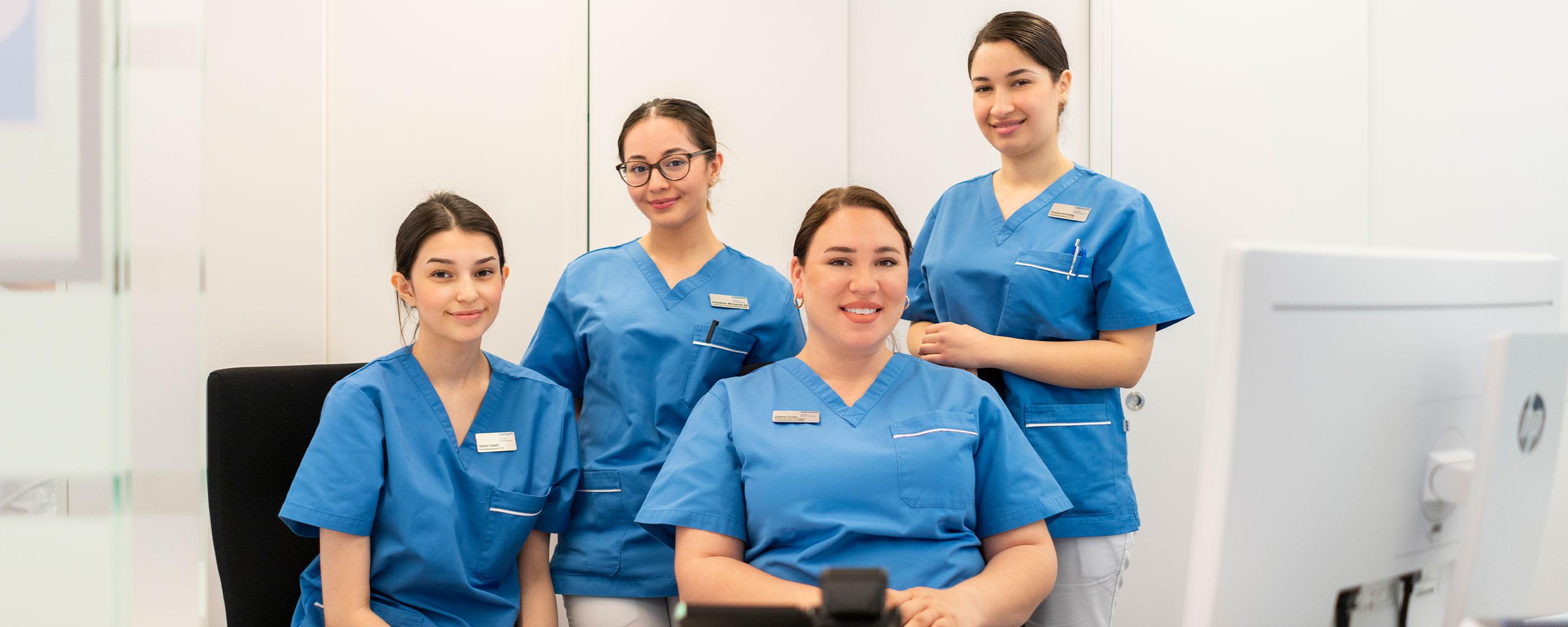 Kontakt in der Careum Dentalhygiene